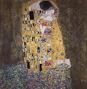 Gustav Klimt kiss oil on canvas